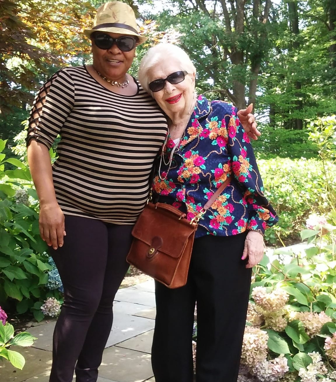 Founder caring for a 100-year-old client.