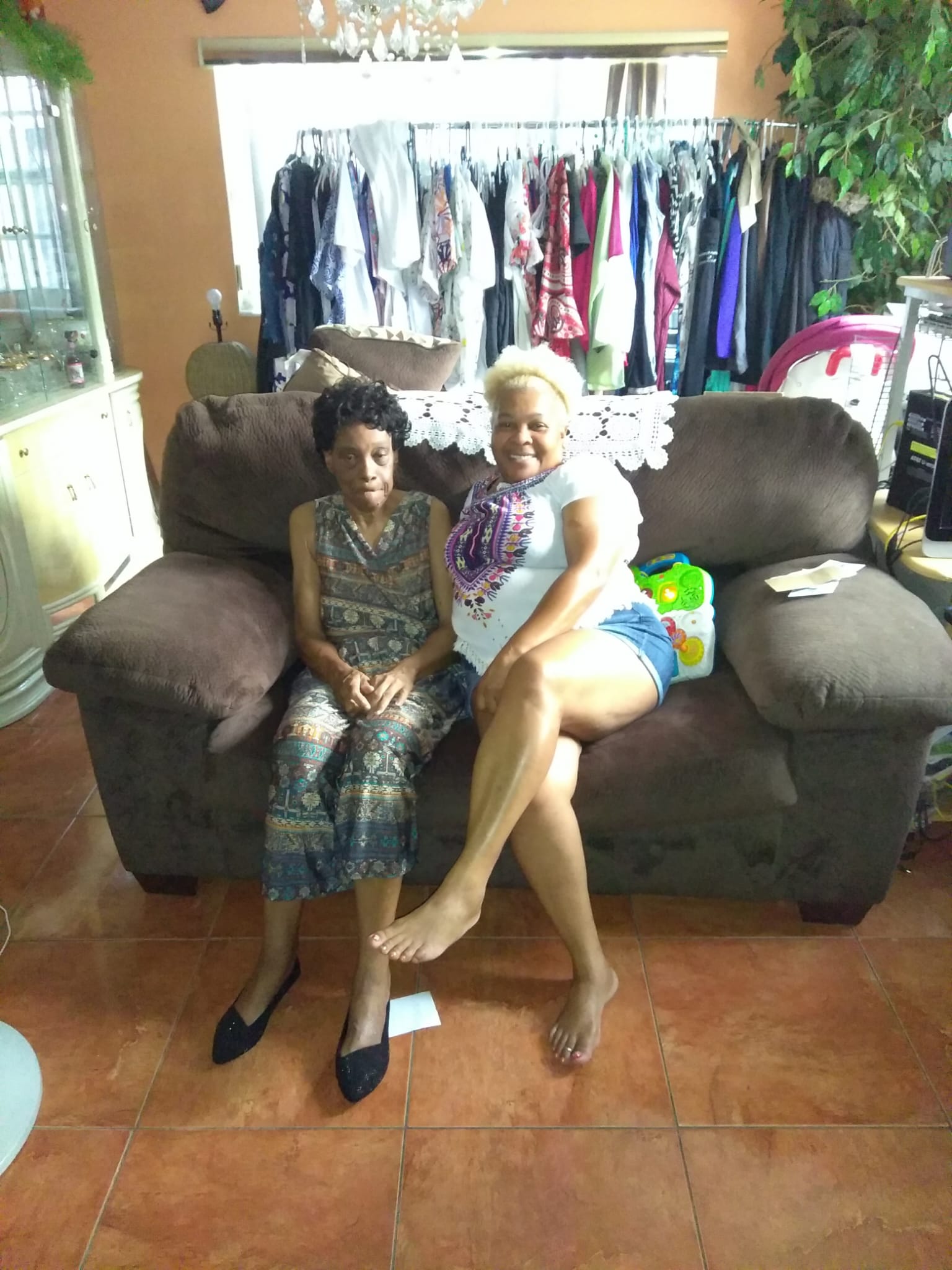 Paula, one of the founder's 80-year-old clients.