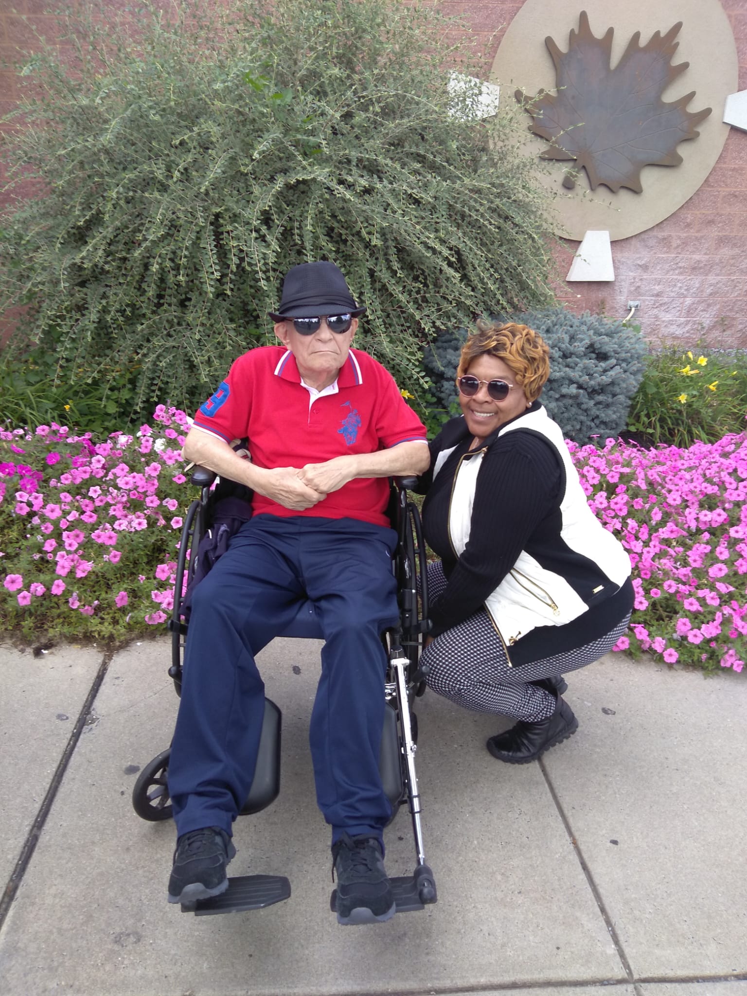 Frank, a valued client supported by the founder.